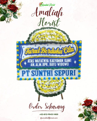 Papan Bunga Duka di Supiori Barat